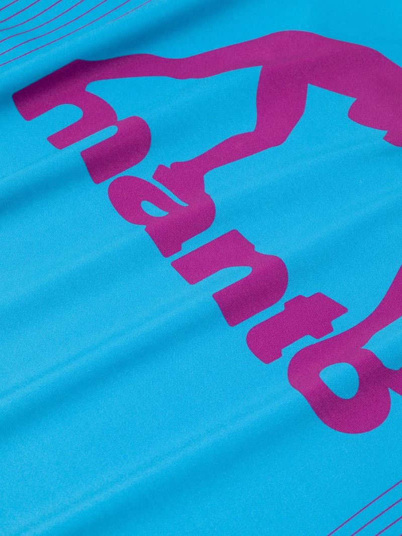 MANTO women rashguard Peacefull violence - blue